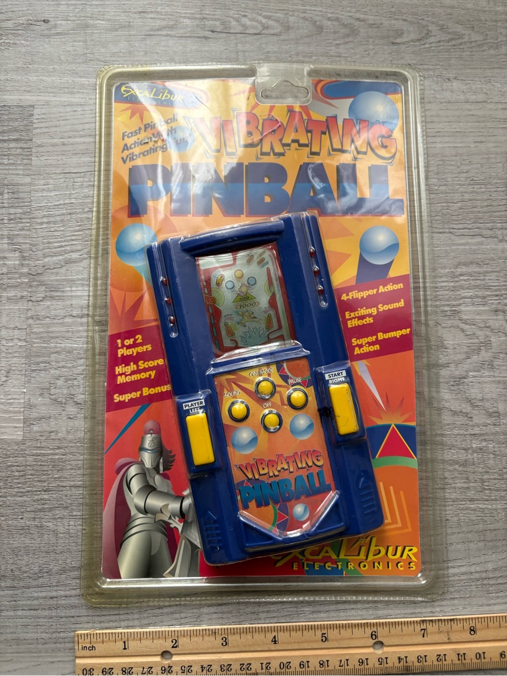 Vintage Excalibur Electronics Pinball Handheld Game NIB - Picture 3 of 6